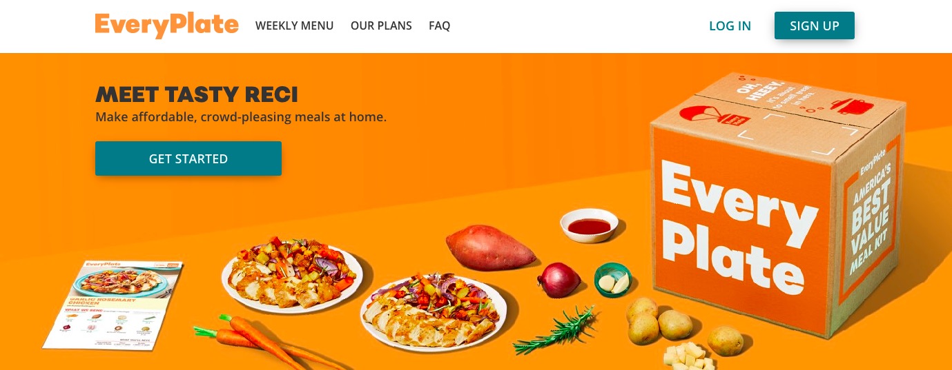 Everyplate main page