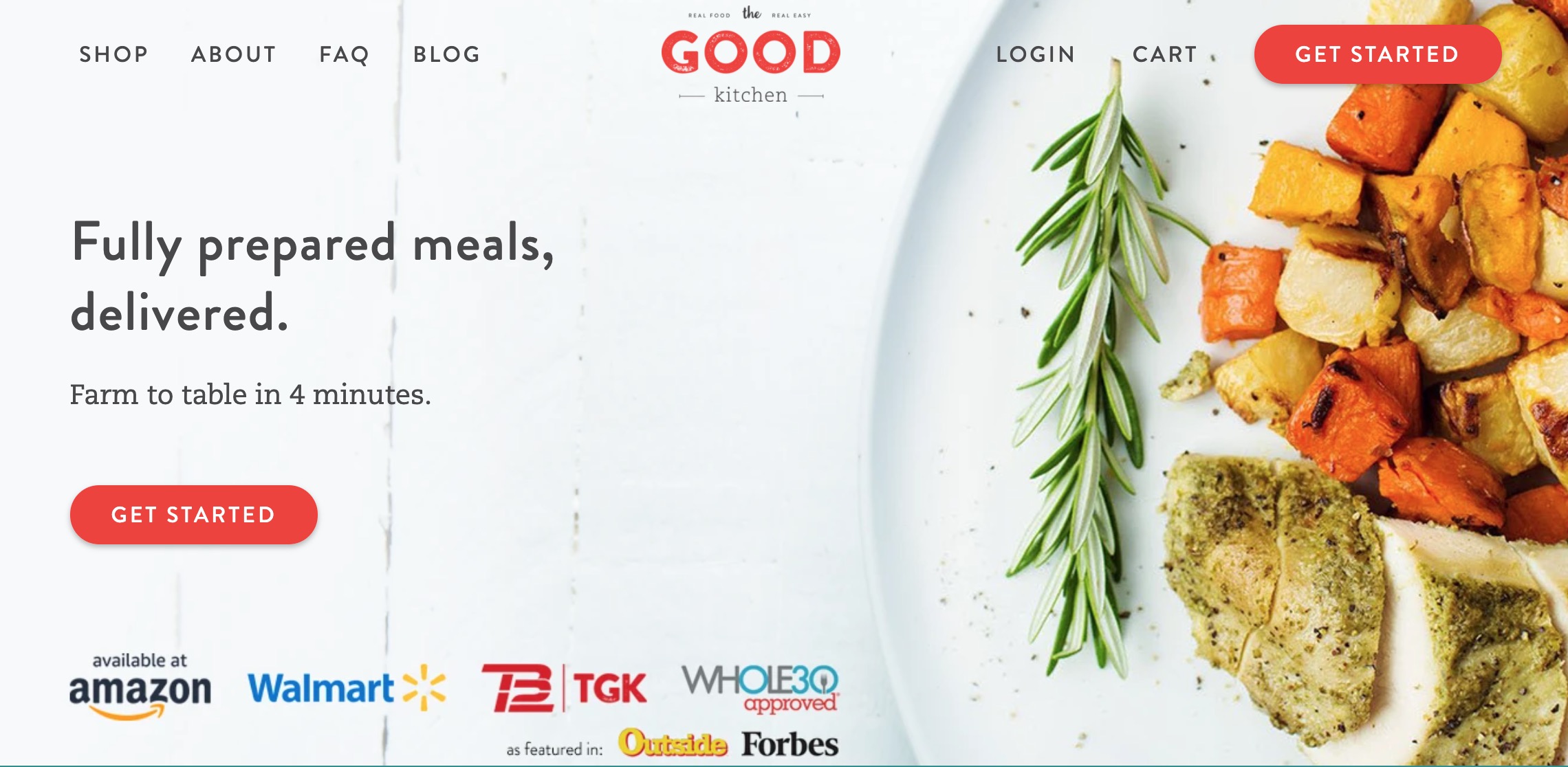 The Good Kitchen main page