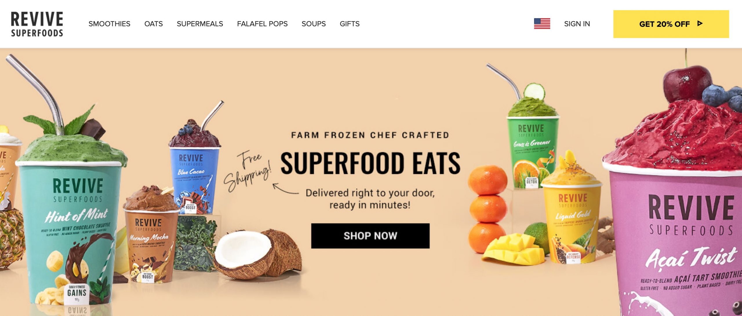 revive superfoods main page